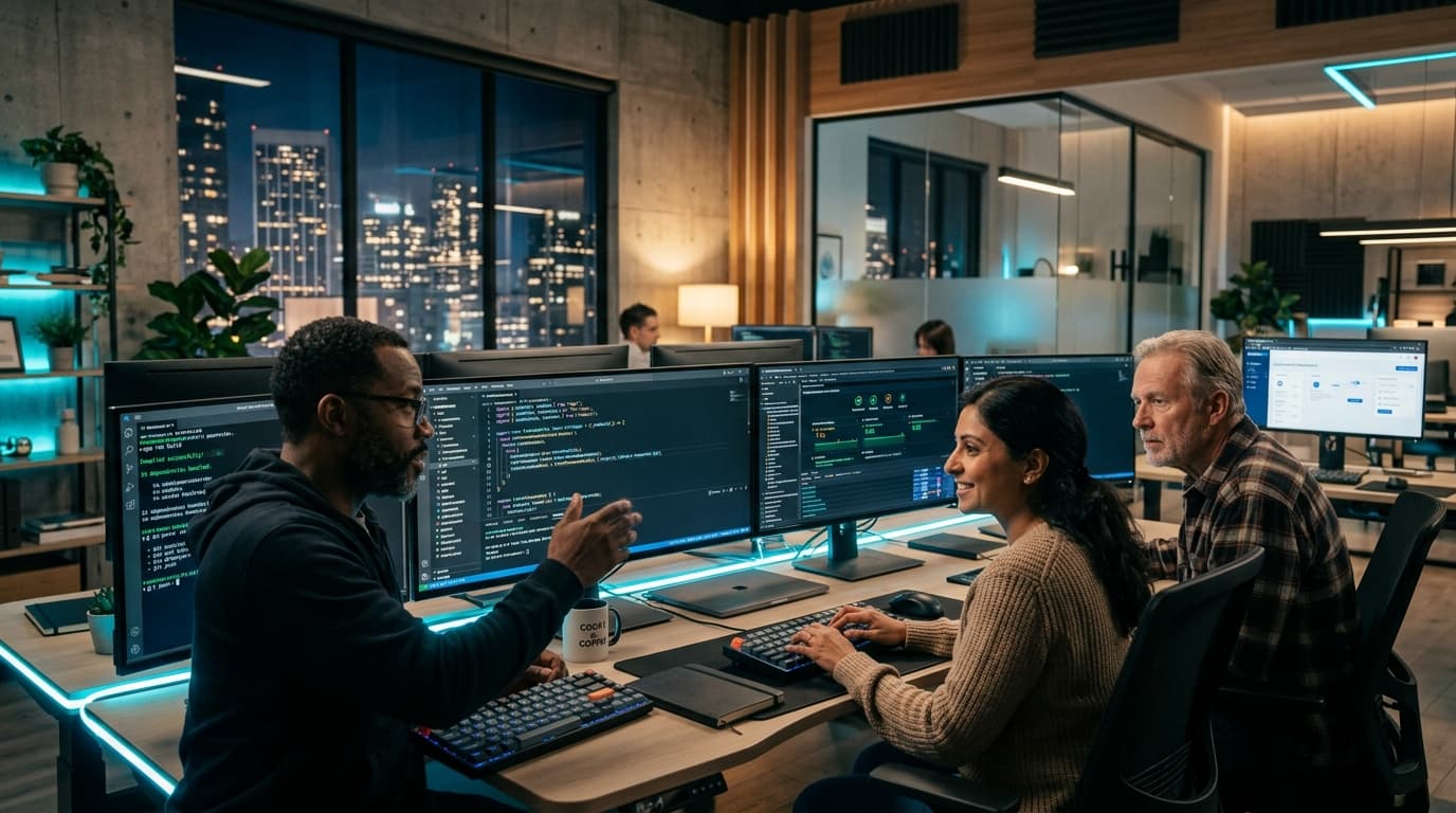 Real experienced developers, not template flippers